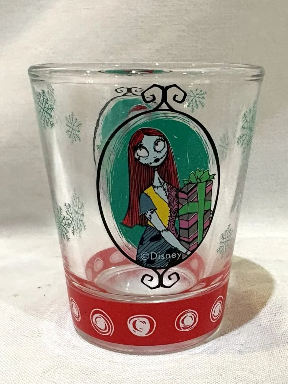 Disney Tim Burton Nightmare Before Christmas 25 Years Mini Glass Set of 4 NIB